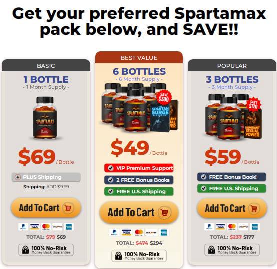 3 Days Spartamax Offer